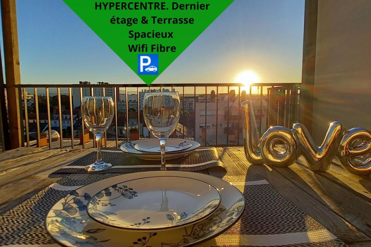 La Dolce Vita -T2 52m2- dernier étage- terrasse-parking-WIFI FIBRE Lejlighed Tarbes Eksteriør billede