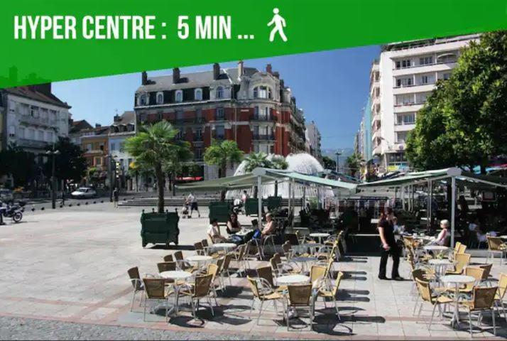 La Dolce Vita -T2 52m2- dernier étage- terrasse-parking-WIFI FIBRE Lejlighed Tarbes Eksteriør billede